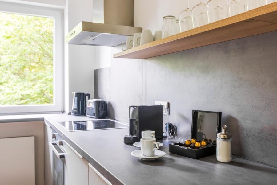 Glueck Auf Appartements Kaiserstrasse Muelheim Mülheim an der Ruhr Esterno foto